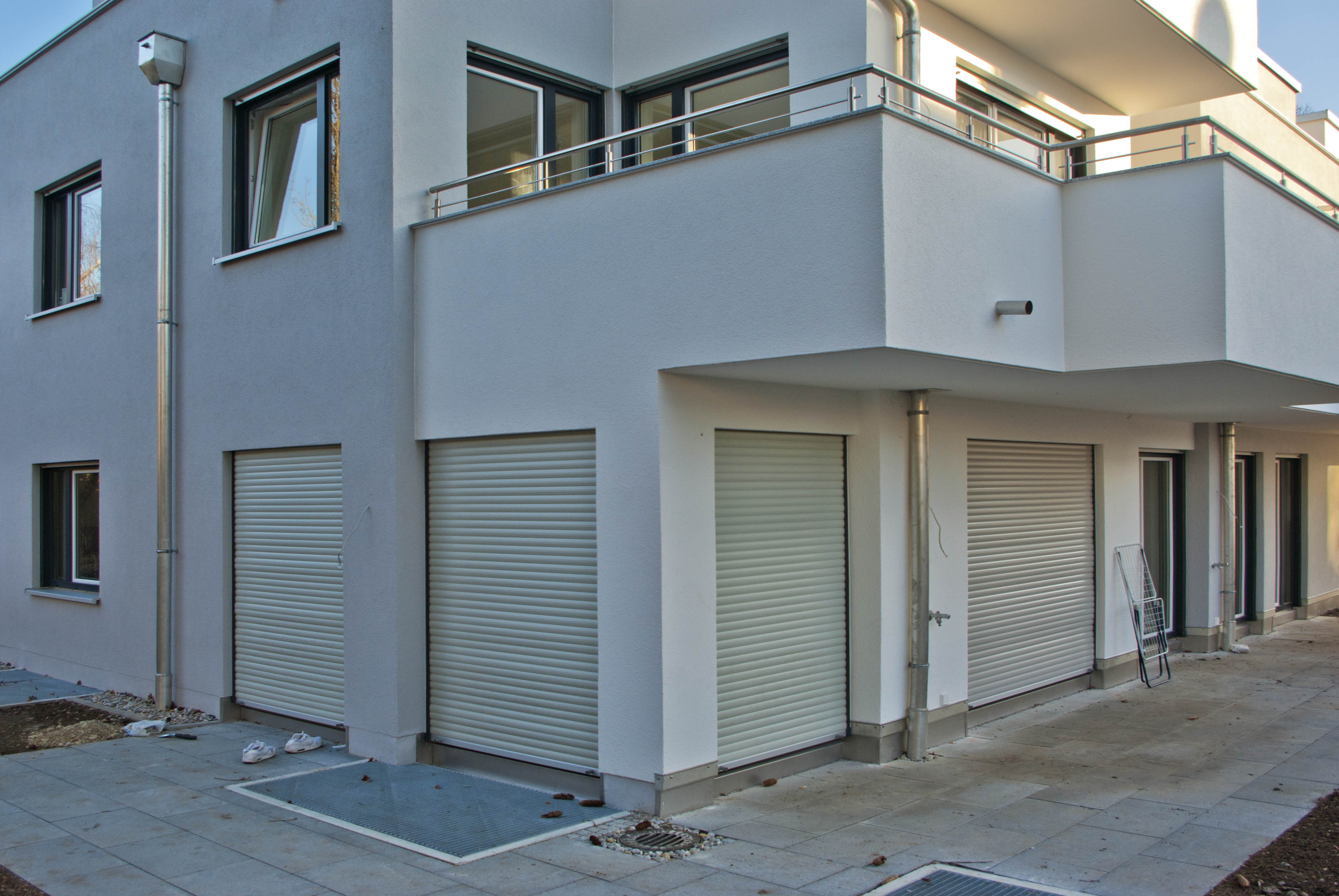 Neubau Mehfamilienwohnhaus München Ansicht Südwest